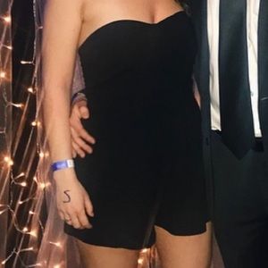 Simple black stretchy EXPRESS romper